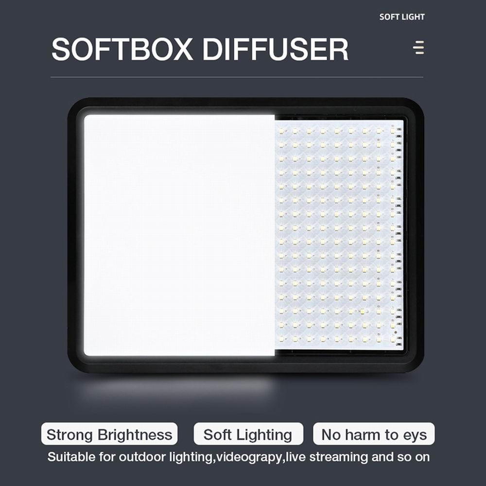 Photography Studio Lighting Set Up - Professional Bi-Color Led Panel 2800K-7000K -