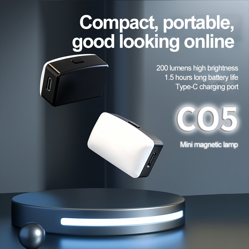 Photography Lighting Diagram - Mini Magnetic Selfie Fill Light Portable