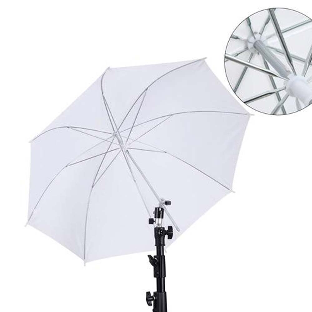 Photography Lighting With Umbrella - 50cm/ 20Inch Photography Umbrella Metal Handle