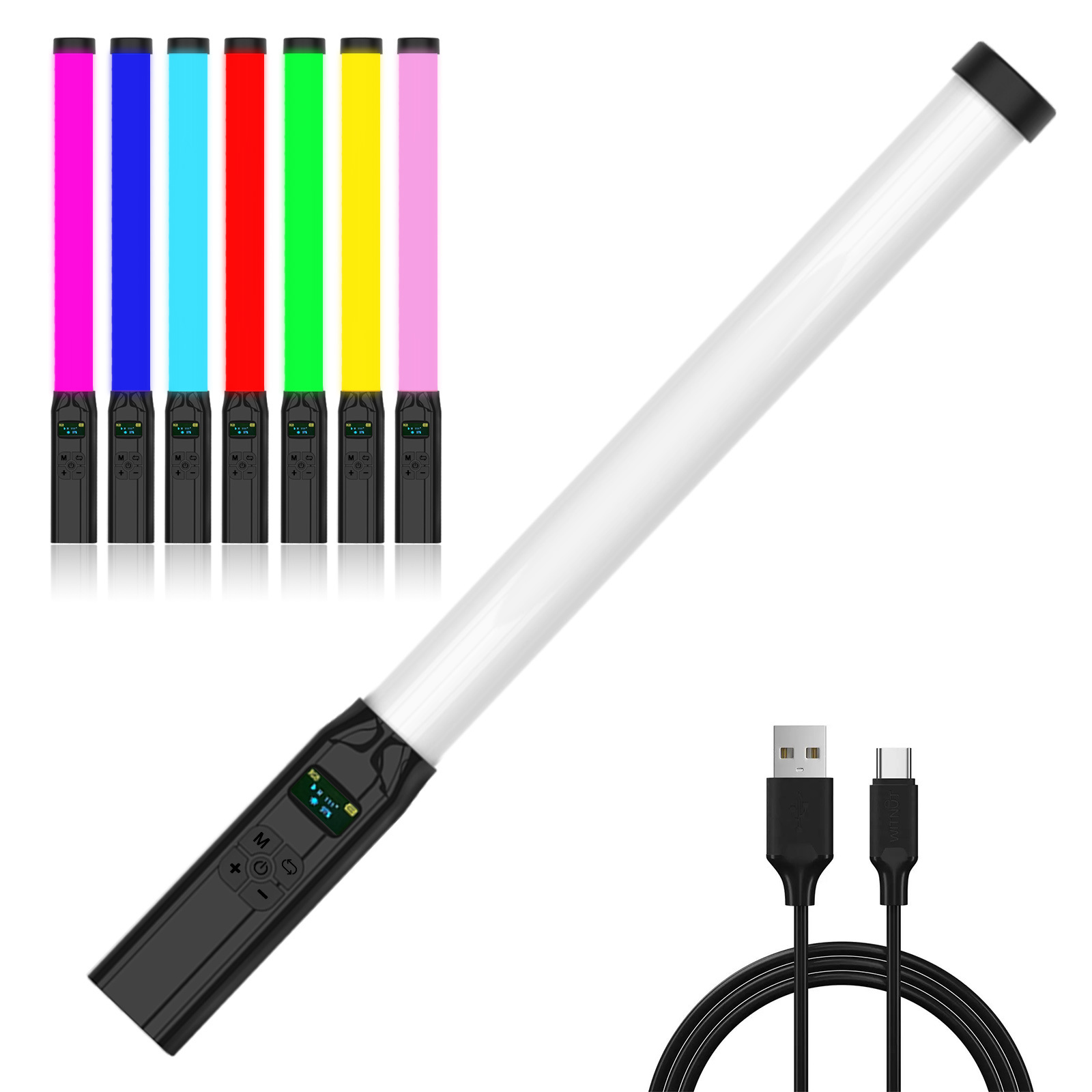 Photography Types Of Lighting - 50CM RGB Stick Light Wand Lightweight