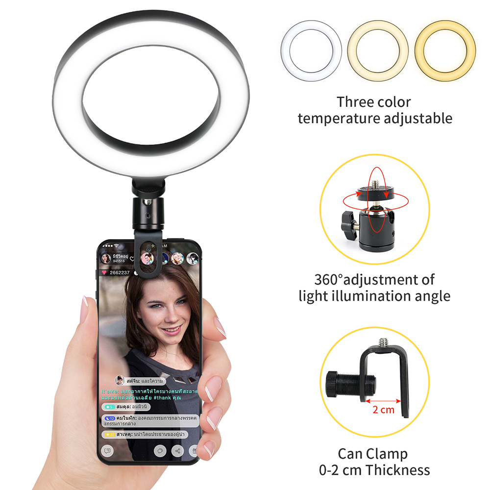 Stand Lighting Photography - 16cm LED Video Light with Stand