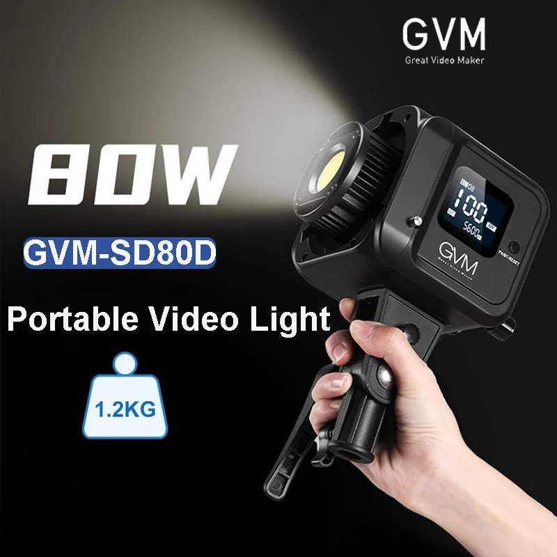 Photography Using Lighting - GVM SD80D 80W Bi-Color LED Video