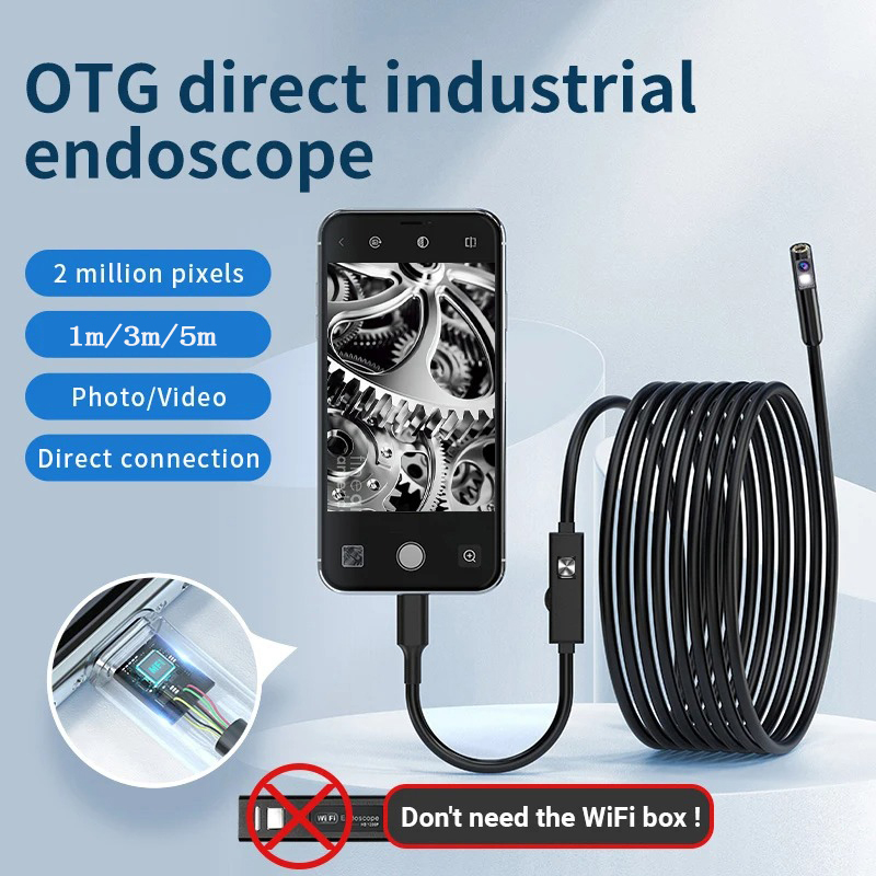 Photography Lighting Diagram - Single/Dual Lens Endoscope Camera for iPhone