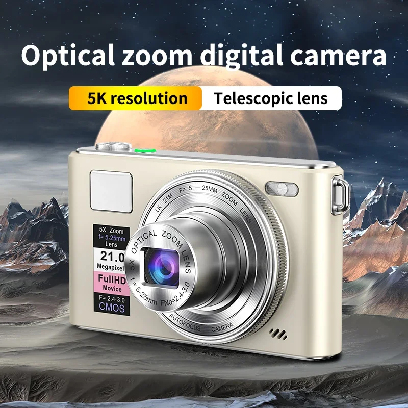 Photography Using Lighting - 5K 64MP HD Digital Camera 5X