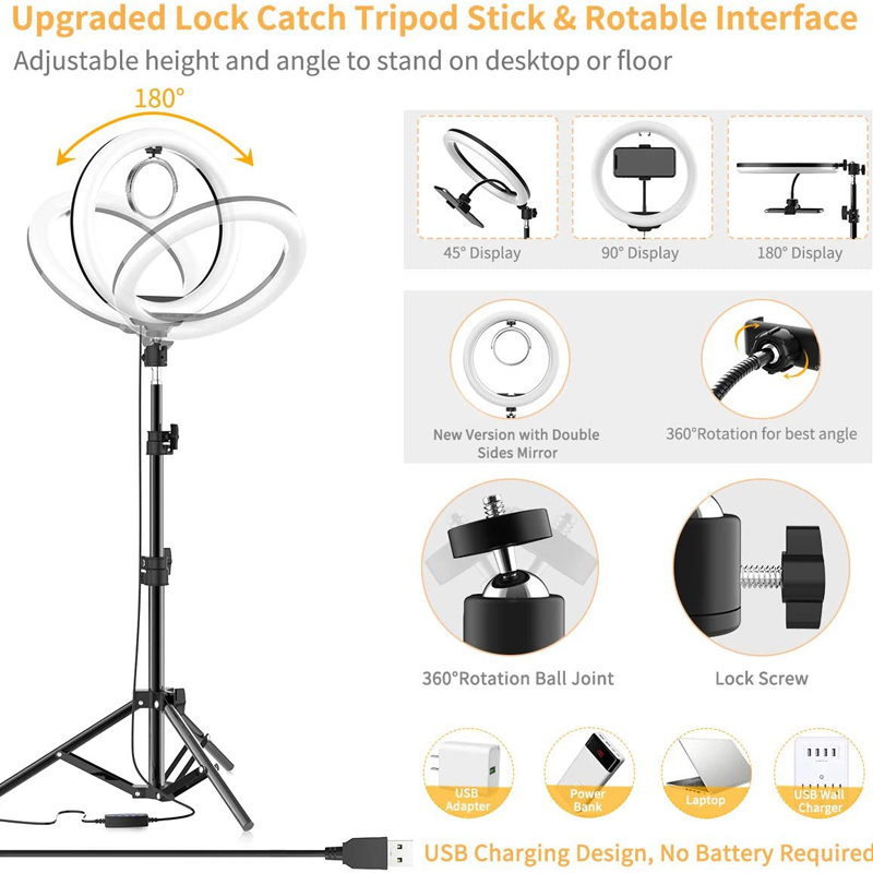 16/26/33cm Selfie Ring Light P - Photography Lighting Stick review and price