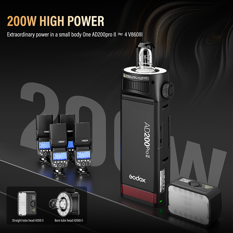Godox AD200ProII  TTL 2.4G Wir - Photography Lighting Kit Godox review and price