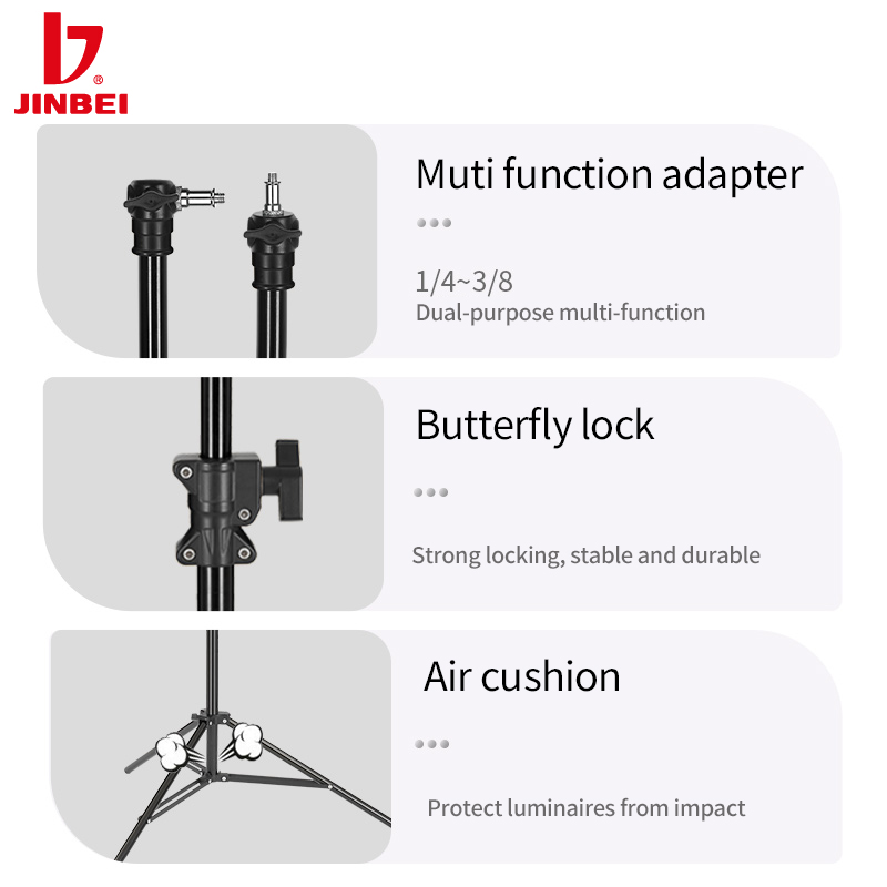 JINBEI MZ-2400FP  Air Cushion  - Stand Lighting Photography review and price