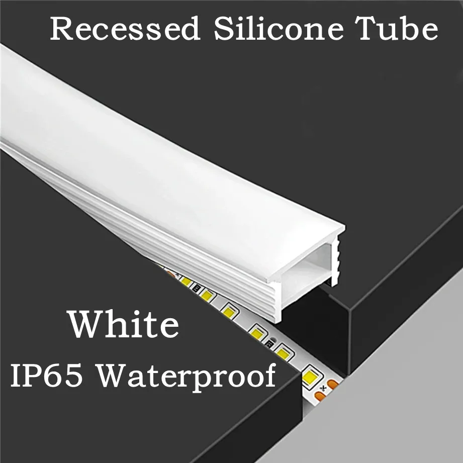 Recessed White Silicone Tube L - Diffusion Material Roll review and price