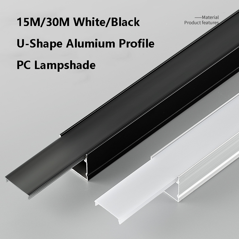 White/Black U-Shape Alumium Pr - Diffusion Material Roll review and price