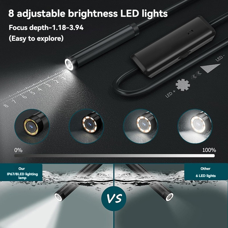 8mm Lens Industrial Endoscope, - Photography Lighting Diagram review and price