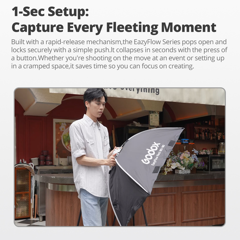 Godox EazyFlow Foldable Softbo - Photography Studio Lighting Set Up review and price