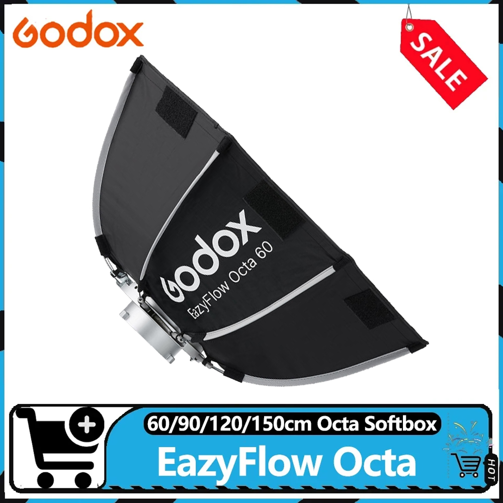 Godox EazyFlow Series Octa 60/ - Photography Studio Lighting Set Up review and price