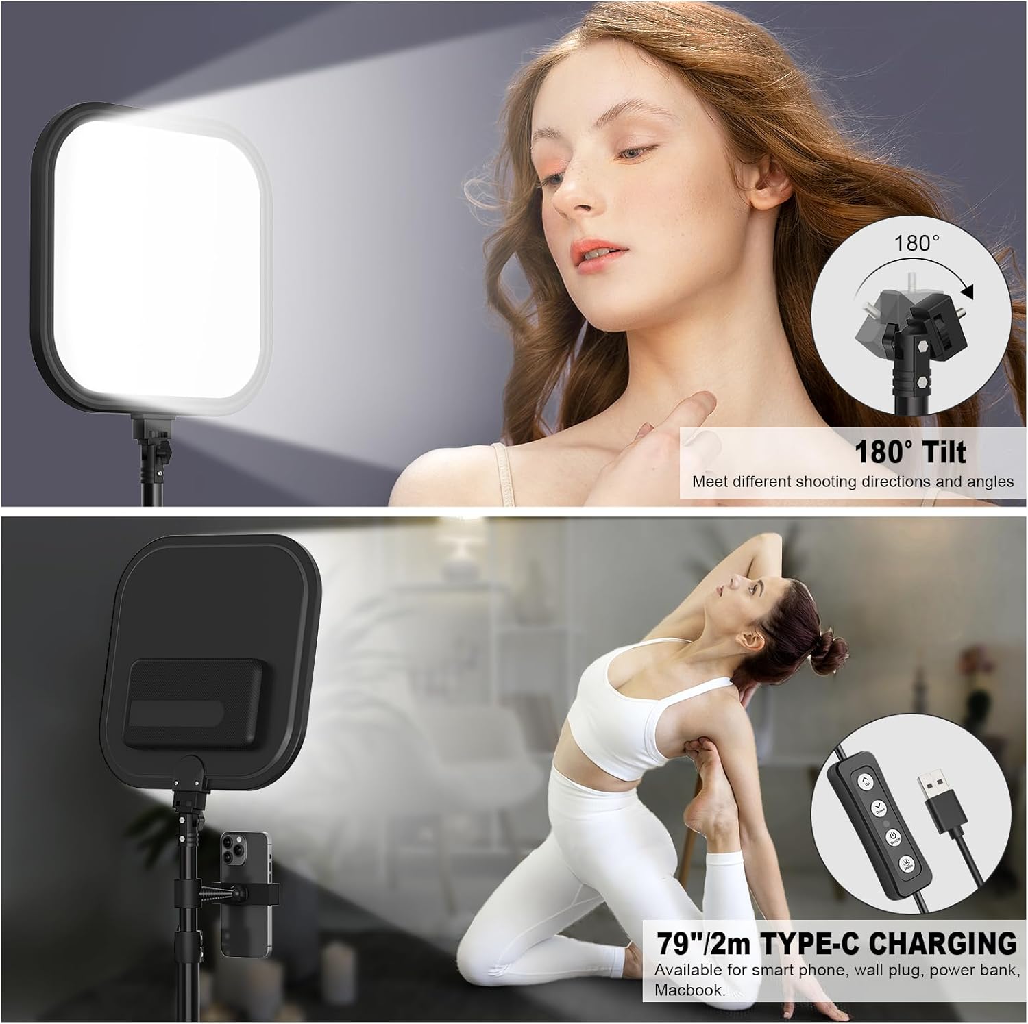 2Pack LED Video Light Kit 15W  - Altson Photography Video Lighting Kit review and price