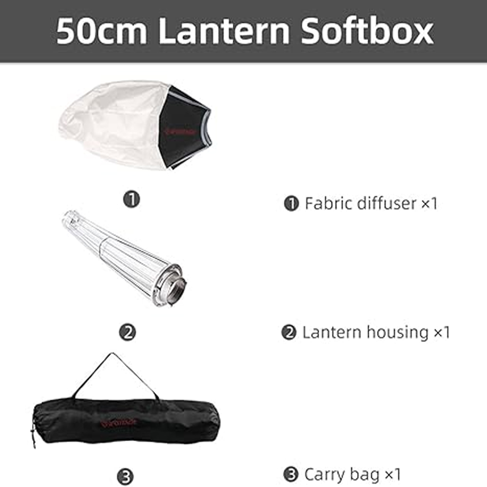 IFOOTAGE 65x65CM Lantern Softb - Barn Door Modifier review and price