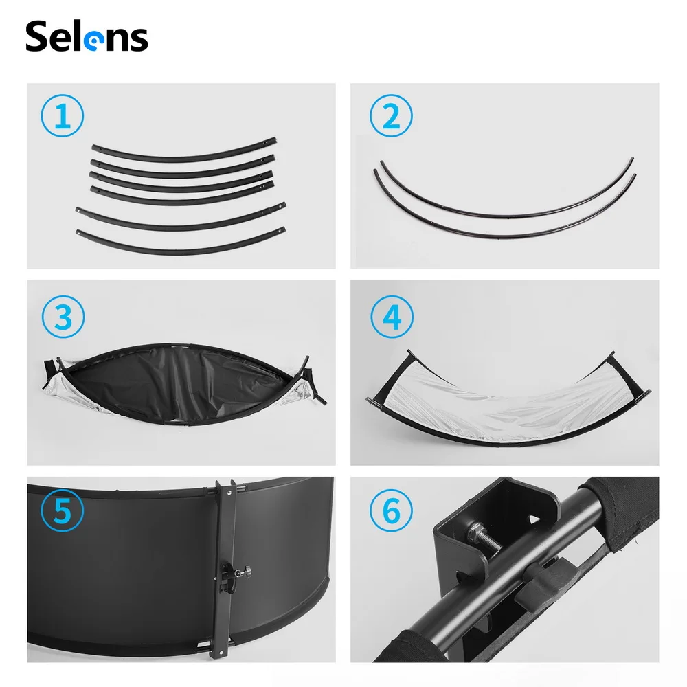 Selens 4-IN-1 U-typed 105x260c - Photography Types Of Lighting review and price
