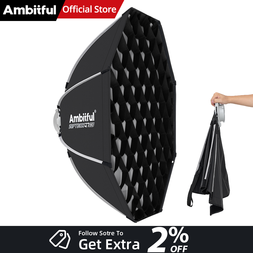 AMBITFUL Q7II 55/65/90cm Bowen - Photography Studio Lighting Set Up review and price
