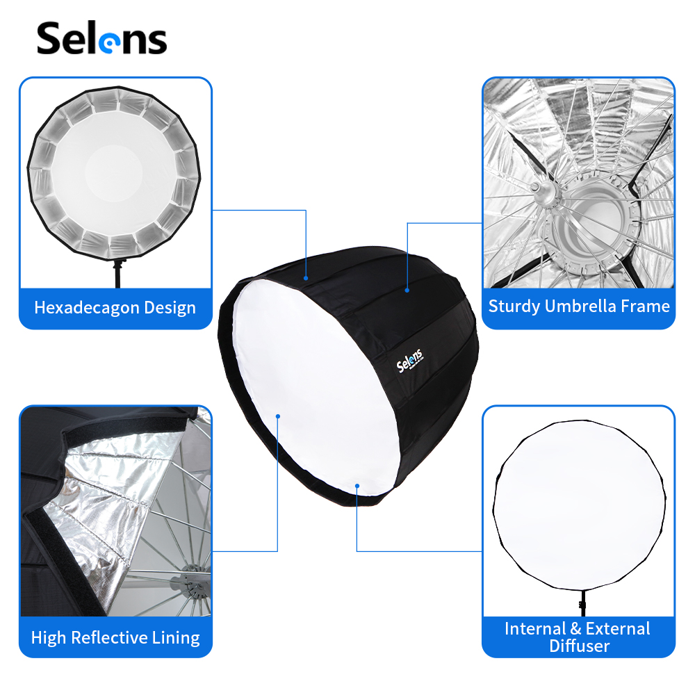Foldable Quick Setup 90cm Phot - Photography Studio Lighting Set Up review and price