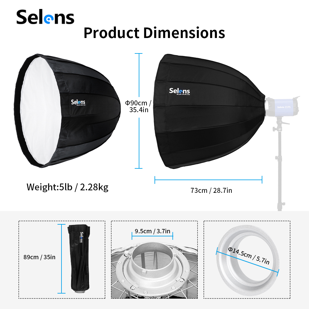 Foldable Quick Setup 90cm Phot - Photography Studio Lighting Set Up review and price